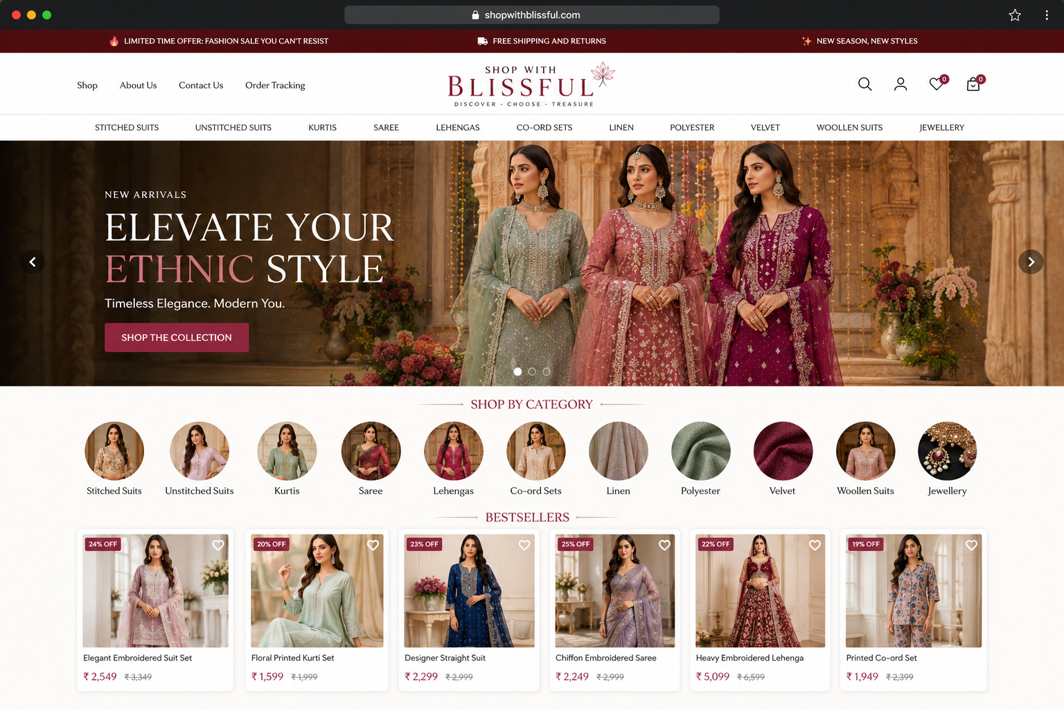 Blissful Lifestyle Website